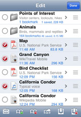 Edit bookmarks