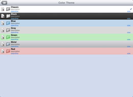 Color theme